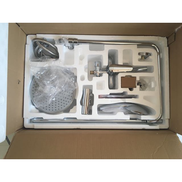 > jomoo九牧淋浴花洒套装36299商品评价 > 包装完整物流配送很快.