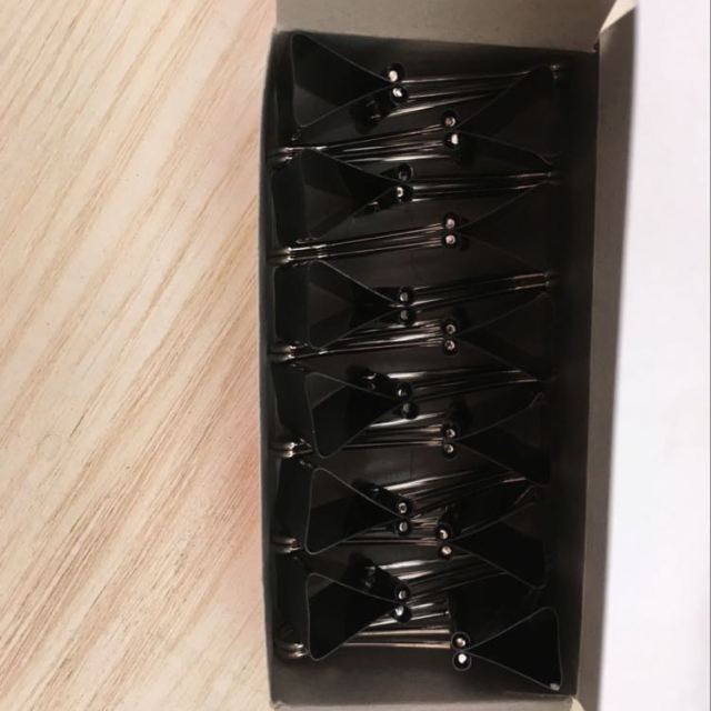 得力8565长尾夹 19mm黑色鱼尾夹 夹子 燕尾夹 票夹 5筒 共200只评价