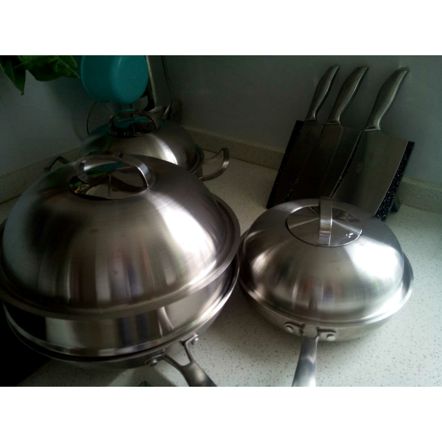 德国爱乐仕(ales)不锈钢锅具套装年中特惠组合套装锅 无涂层少油烟锅