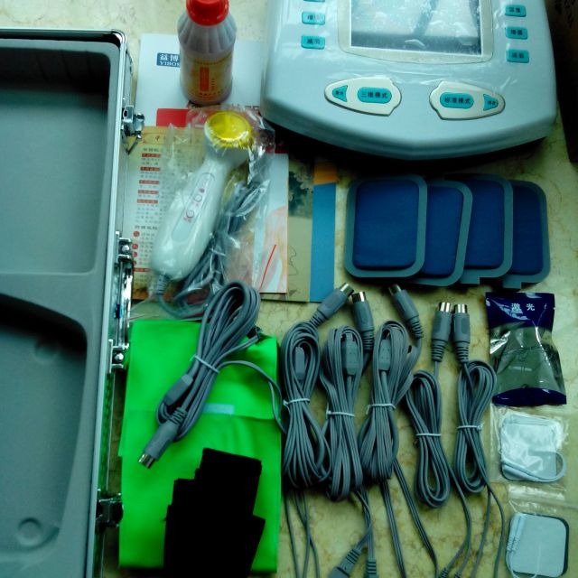 益博士家用医用全功能中频治疗仪针灸经络通数码多功能腰椎颈椎病关节