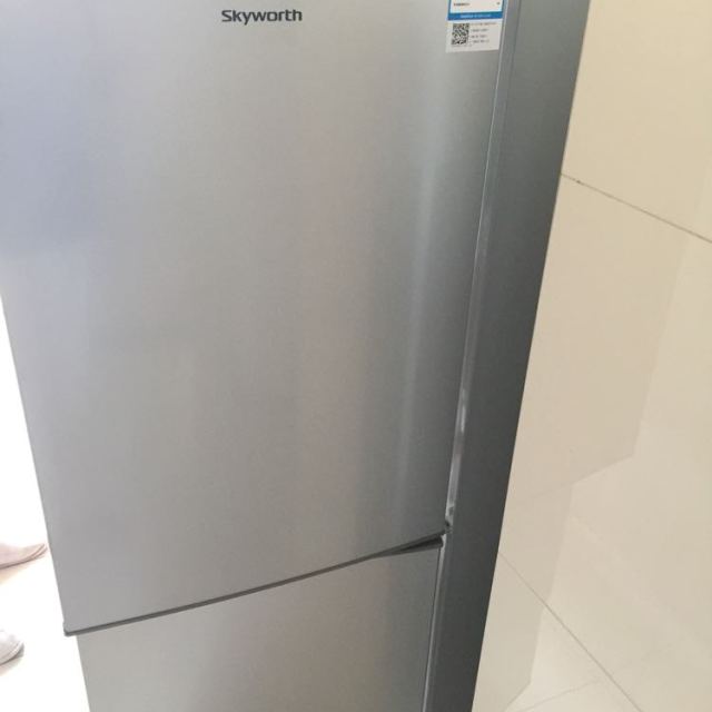 创维冰箱bcd160160升两门冰箱小冰箱节能家用租房双门银色