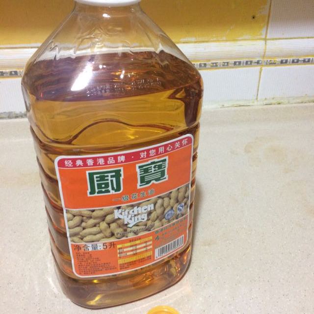 厨宝香港品质食用油压榨一级花生油5l桶