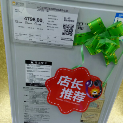 a.o.史密斯燃气快速热水器jsq33-h