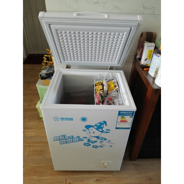 香雪海 bd/bc-106a 106升卧式家用单温小冷柜 顶开门小型电冰柜 冷冻