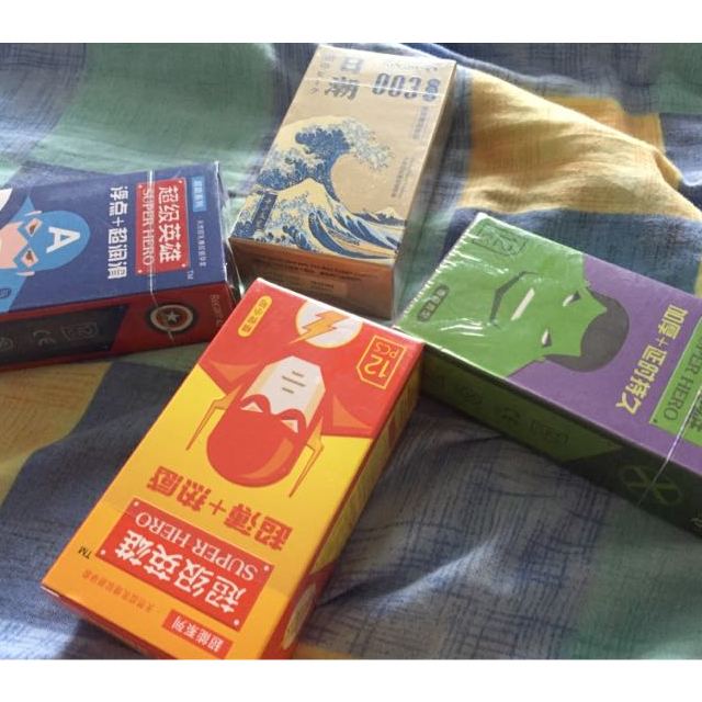 recare超级英雄避孕套超薄 48只装 持久延时男用女用g点大颗粒大号