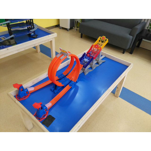 【苏宁自营】风火轮(hotwheels ) 立体回旋赛道x9285 男孩玩具轨道