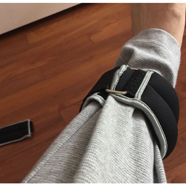 隐形沙包中考长跑负重绑手腕绑脚铁砂男女士儿童 脚腕1kg一对,单只0