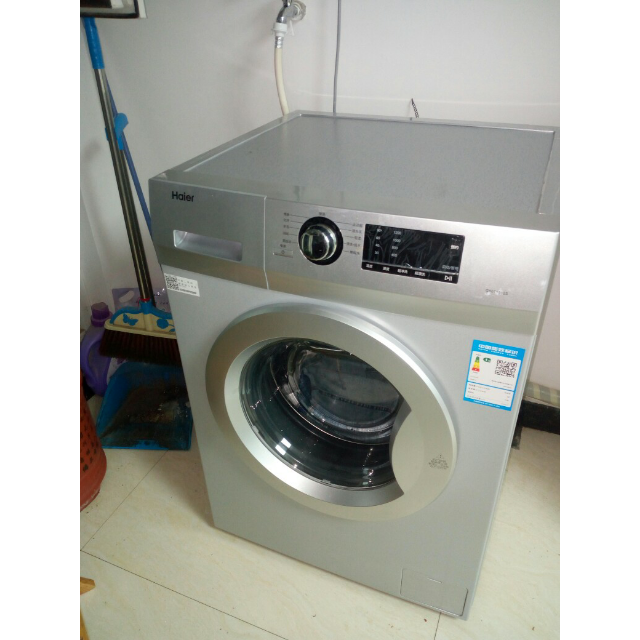 > haier/海尔 g8071812s 全自动静音滚筒洗衣机/8公斤大容量商品评价