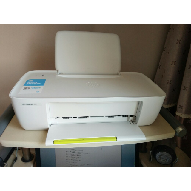 惠普(hp)deskjet 1112彩色喷墨打印机家用学生照片小型迷你连供a4文档
