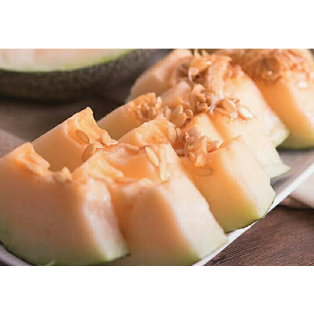 米又 青皮哈密瓜1个装 约3.5-5斤