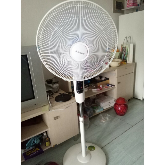 艾美特(airmate) 电风扇 fs40103r 五叶遥控 家用静音 摇头定时