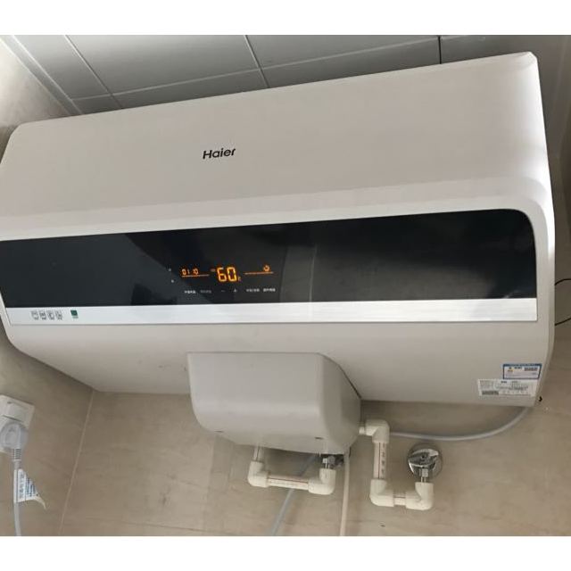 haier海尔热水器60升遥控式电热水器ec6003e1级能效3000w速热节能型