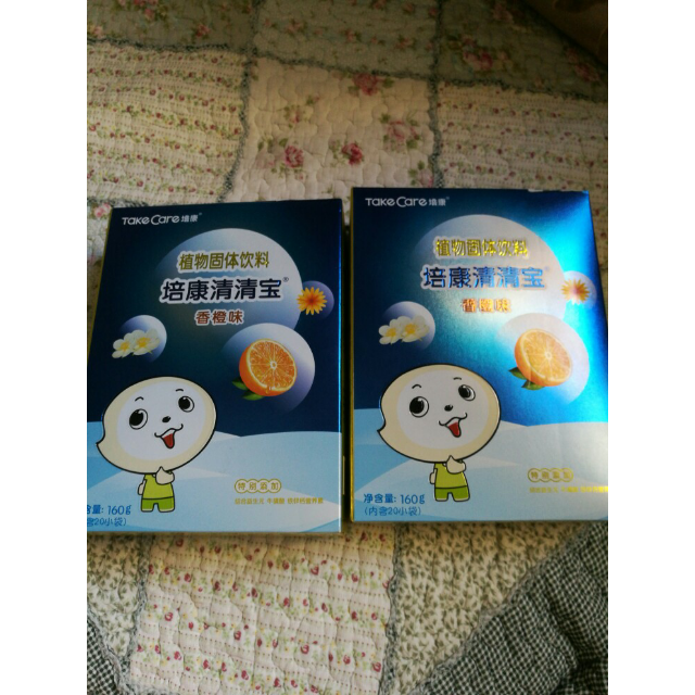 培康(takecare)植物固体饮料清清宝 香橙味160g评价【怎么样 好不好