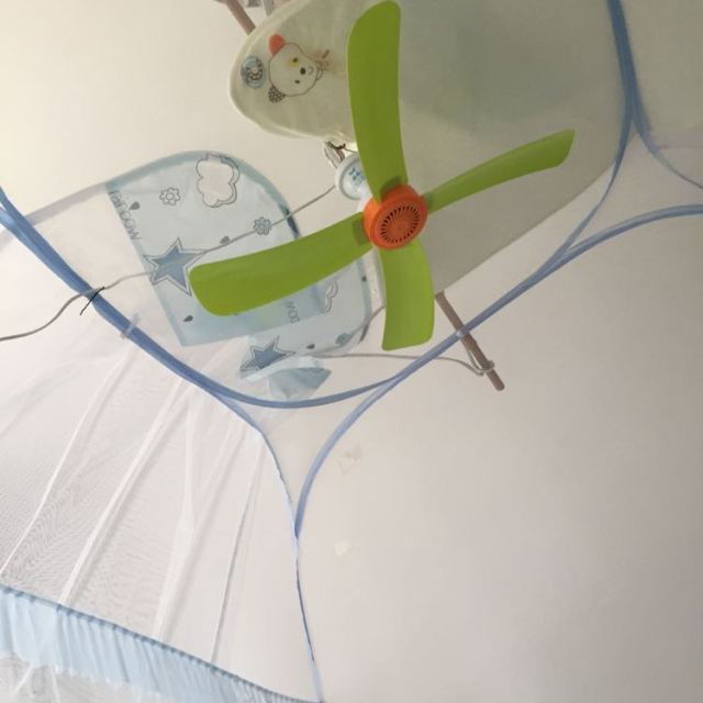 蝙蝠小风扇微风吊扇蚊帐扇节能小吊扇bf688