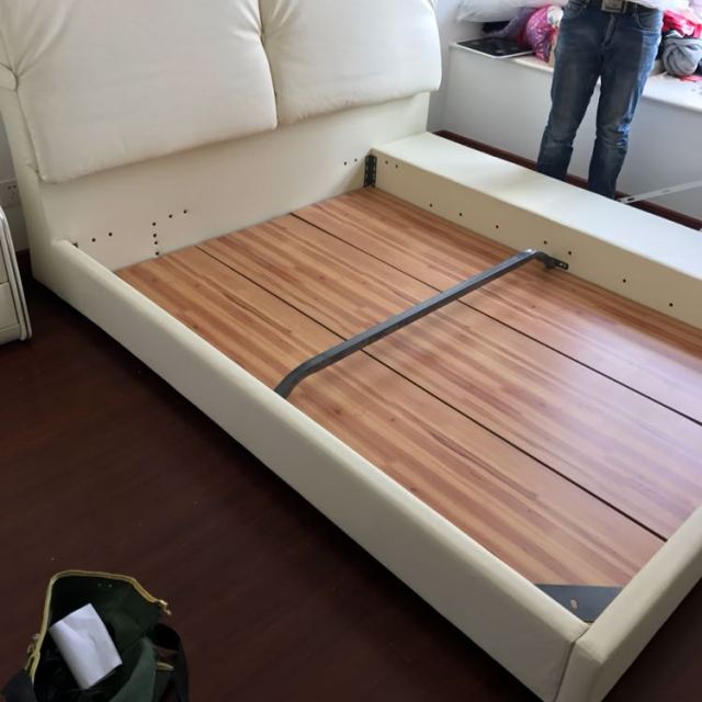 忆斧至家 北欧宜家皮床 皮艺床 软体床 1.8米1.