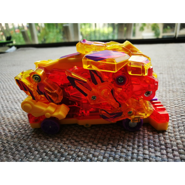 套装正版男孩玩具星能觉醒 双重夺晶 二次变形 决斗系列 烈焰狂狮