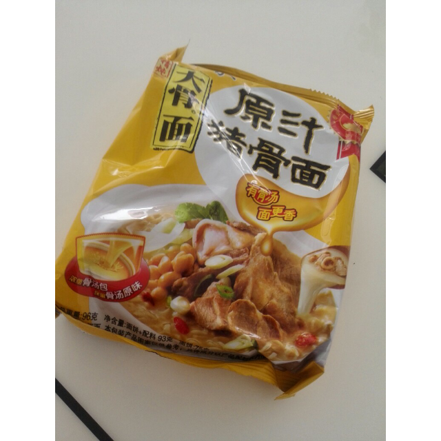 > 【白象旗舰店】白象精炖原汁大骨面96g*24袋装整箱方便面煮面其他