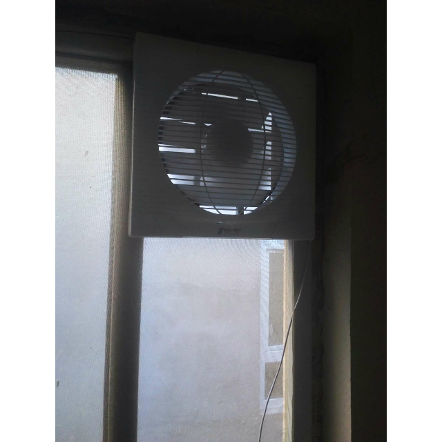 竹野10寸换气扇 家用排风扇 厨房油烟扇 壁挂窗式通风扇浴霸/排气扇不