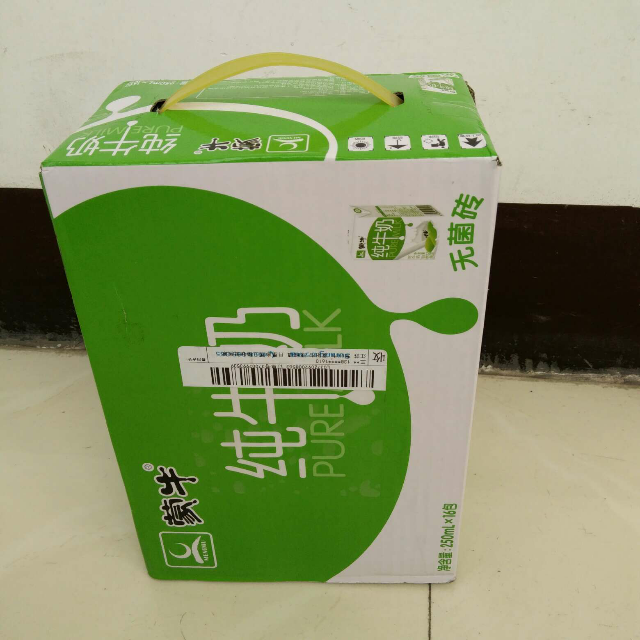【苏宁易购超市】蒙牛 pure milk 纯牛奶 常温纯奶 250ml*16盒