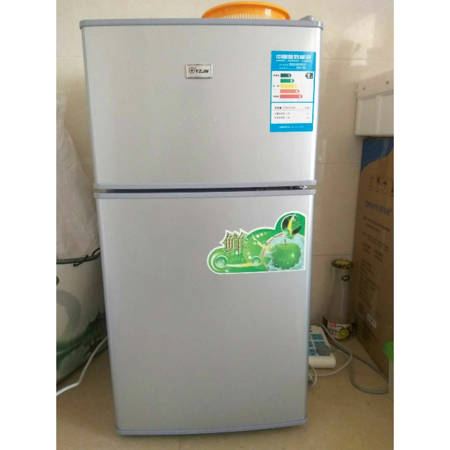 扬子佳美(yzjm) bcd-102 102升双门迷你小型电冰箱 家用冷藏冰箱 小