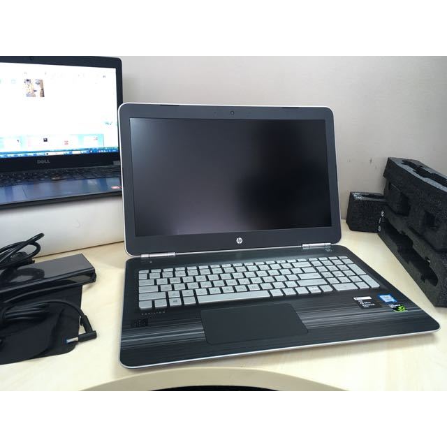 惠普hp光影精灵Ⅱ代pro156英寸游戏本电脑i77700hq8g128g1t2g独显银