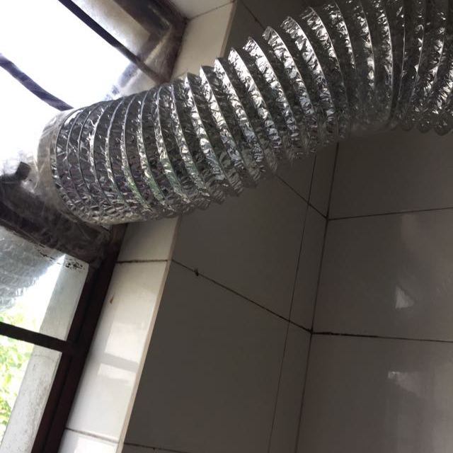 汉轩 抽油烟机排烟管 铝箔排烟管 排气管排风管伸缩吸油烟机管道 方太