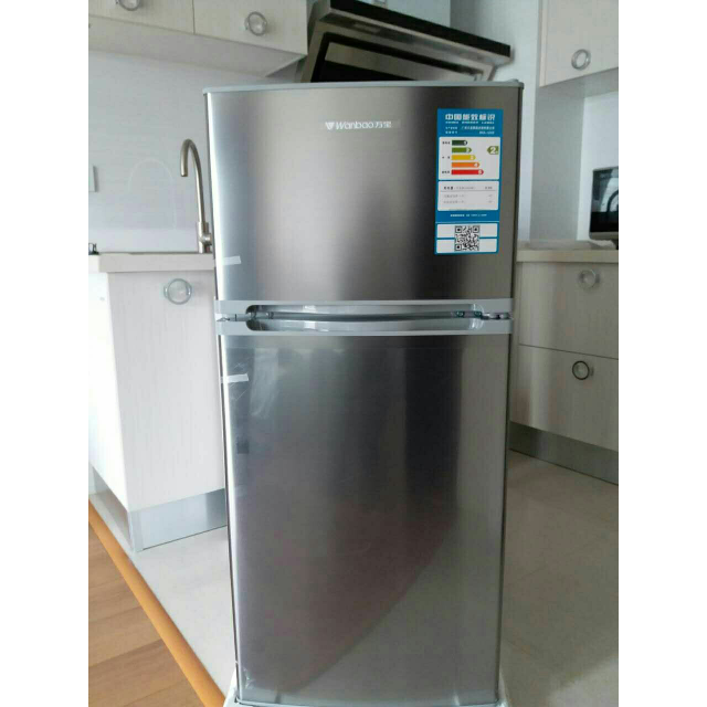 万宝(wanbao) bcd-125w 125升 风冷无霜 冷藏冷冻 家用两门小冰箱