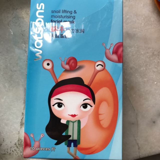 【屈臣氏】天丝面膜贴30片套装(纳豆 芦荟 蜗牛)全新包装