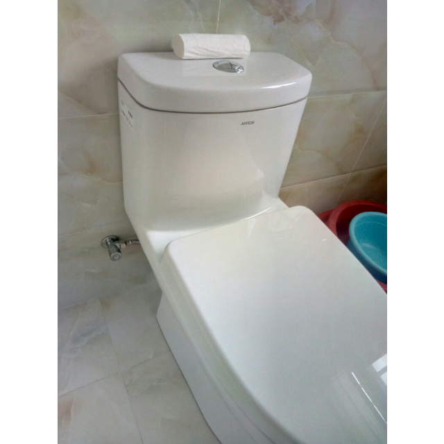 箭牌马桶 升级款ab1116 箭牌卫浴 快拆加厚缓降盖板座便器 喷射虹吸