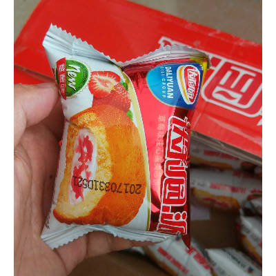达利园草莓注心派1500g整箱礼盒 早餐糕点面包休闲零食小吃点心