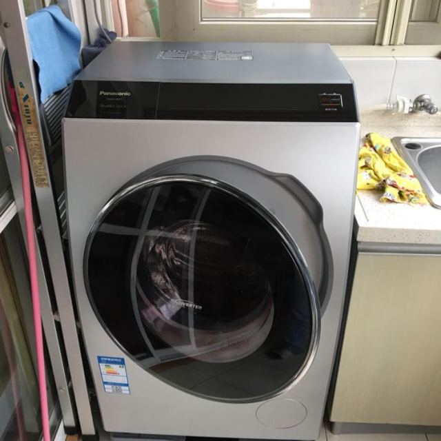 松下(panasonic) xqg80-v8055 8公斤 3d立体洗 变频静音 滚筒洗衣机