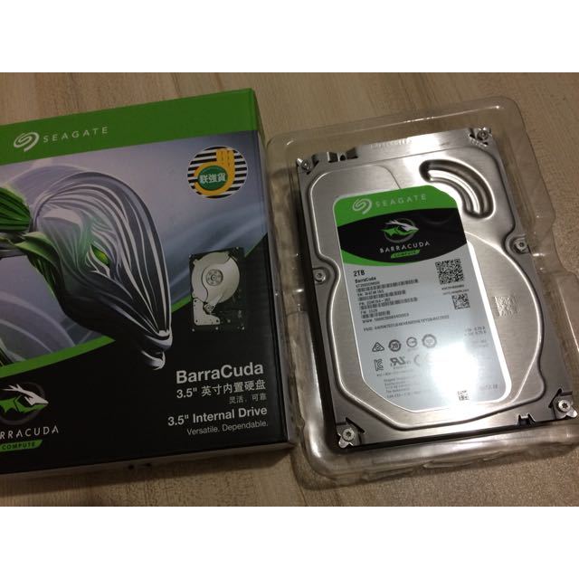 (seagate) 酷鱼系列 2tb 7200转 256m缓存 台式组装机电脑机械硬盘