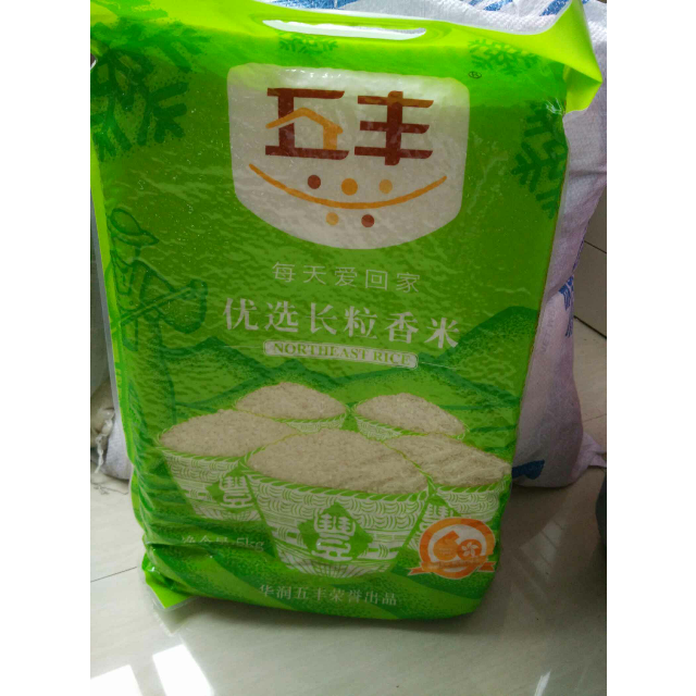 > 五丰 优选长粒香米 5kg商品评价 > 香米不错,煮饭好吃.
