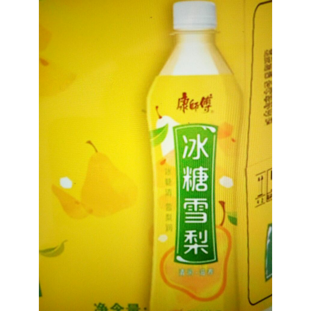 康師傅冰糖雪梨500ml15瓶箱裝果味果汁飲品新老包裝隨機發貨