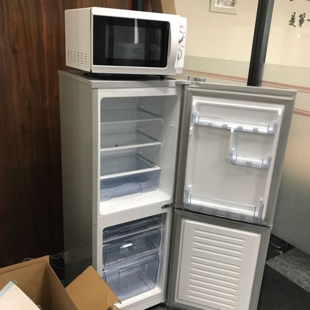 七星sevenstarsbcd168dq168升双门冰箱静音节能小冰箱速冷速冻两门