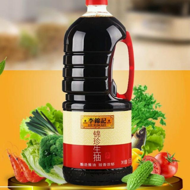 李锦记 锦珍生抽 1650ml 瓶装 生抽 酿造酱油 优质大豆,酿造豉香好