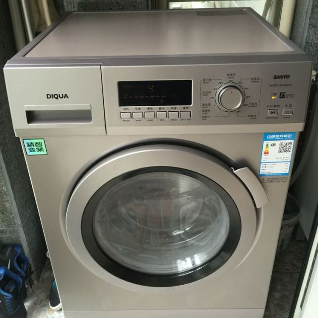 三洋帝度sanyowf810326bs0s8公斤全自动变频洗脱一体滚筒洗衣机原厂