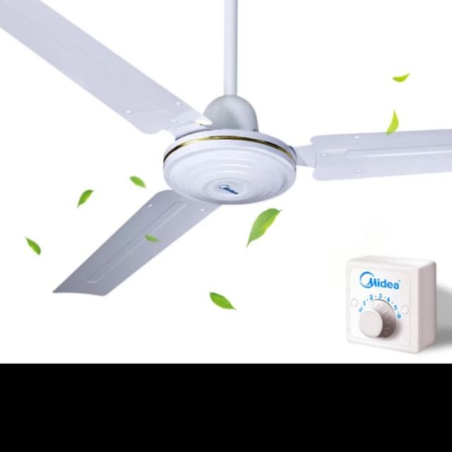 美的(midea)吊扇家用电风扇三叶大风力铁叶电扇56寸1.