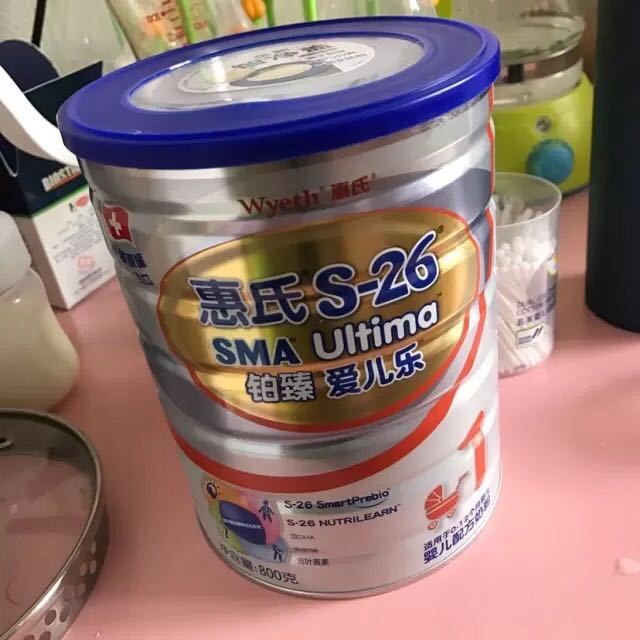 惠氏铂臻婴儿配方奶粉1段800克