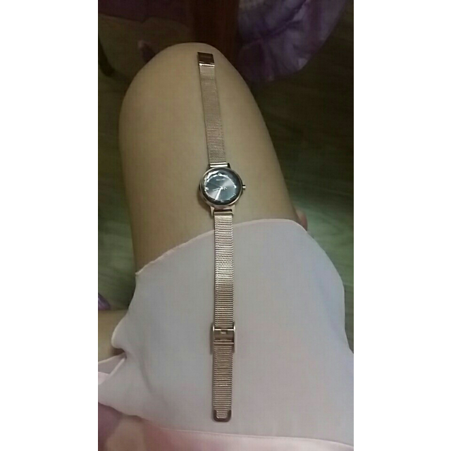 苏宁特卖 玫瑰金棕面