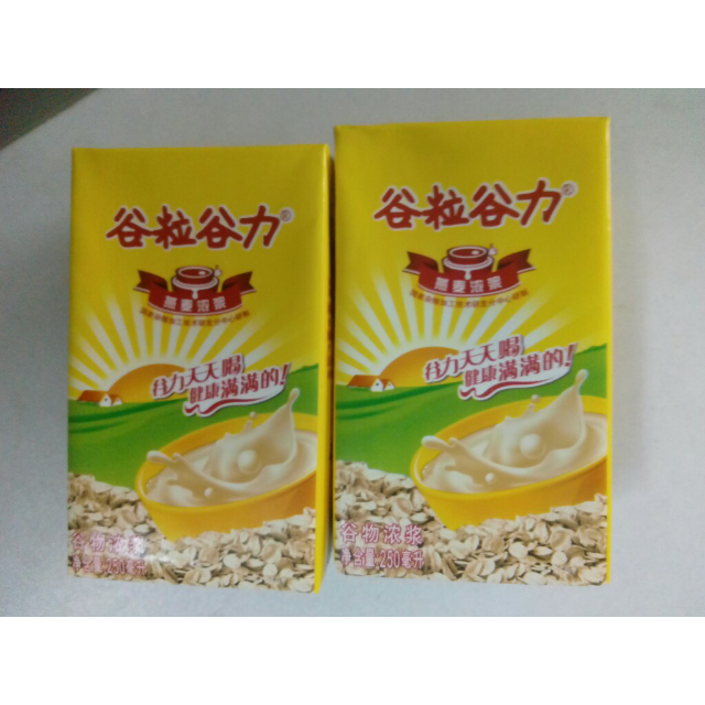 谷粒谷力 谷物牛奶饮品早餐奶燕麦浓浆250ml*16盒