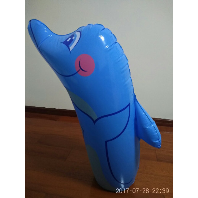 【苏宁红孩子】bestway儿童充气不倒翁3d海豚玩具 儿童运动沙袋拳击袋
