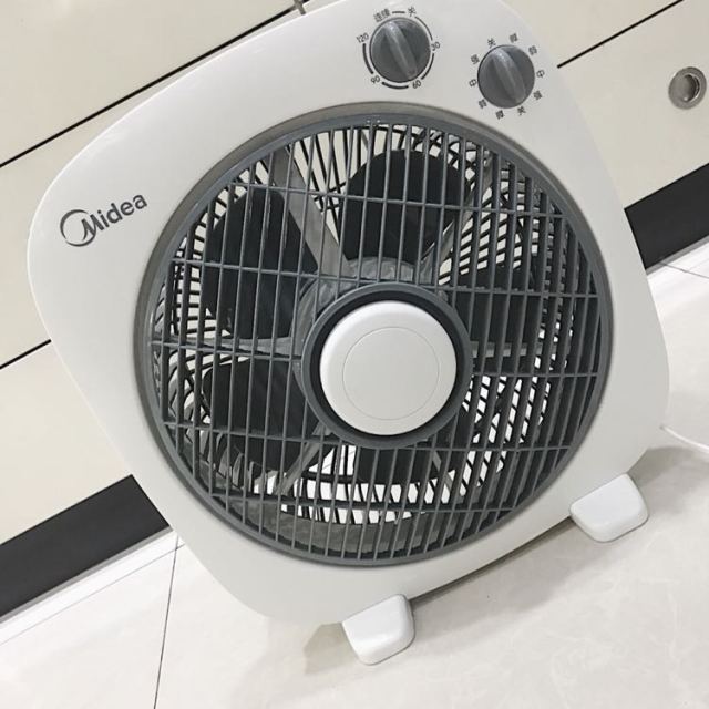 美的(midea) 电风扇 kyt25-17d 机械台扇 家用静音 四挡定时 转页扇