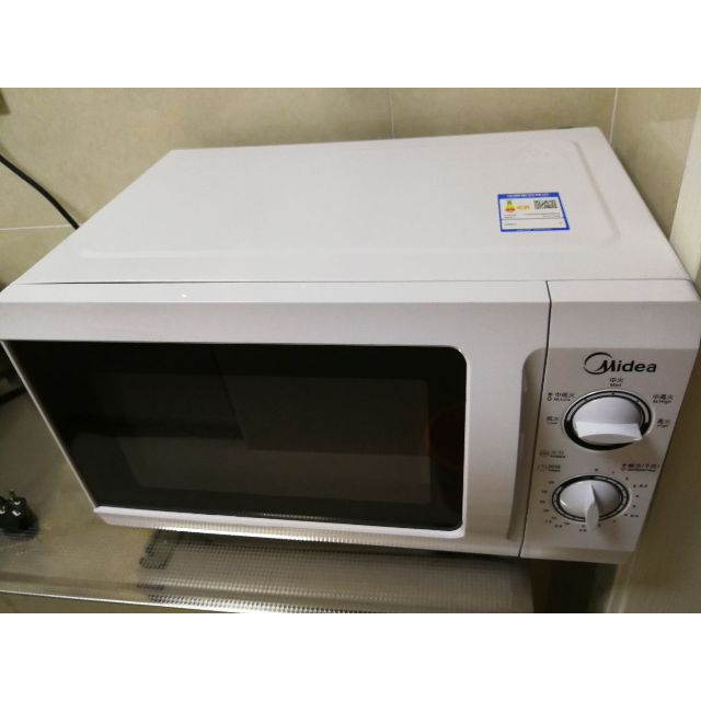 美的(midea) 微波炉 m1-211a 21l白色 机械版 转盘式 经典实用微波炉