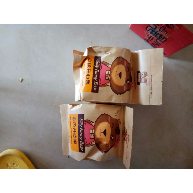 > 憨豆熊 坚果炒货 休闲零食原味开心果120g商品评价 > 第一次买.