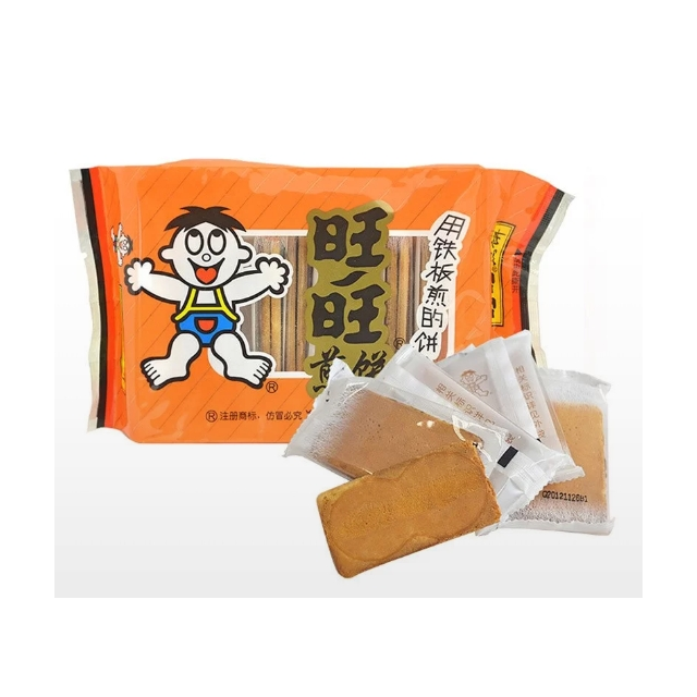 > 旺旺 煎饼 100g*6包 原味商品评价 > 好吃.买了一箱.