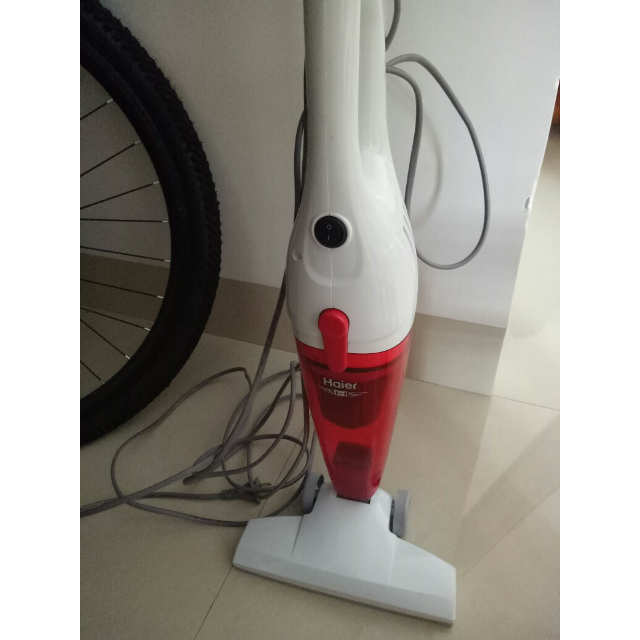 海尔(haier)吸尘器zl601r手持推杆吸尘器 迷你小型家用 超静音强力除