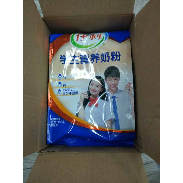伊利学生营养奶粉400g袋装