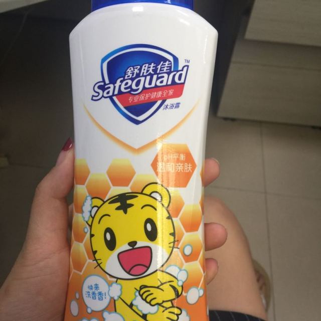 舒肤佳儿童沐浴露巧虎童趣版蜜糖时光400ml 无皂基 ph温和 爸爸去哪儿