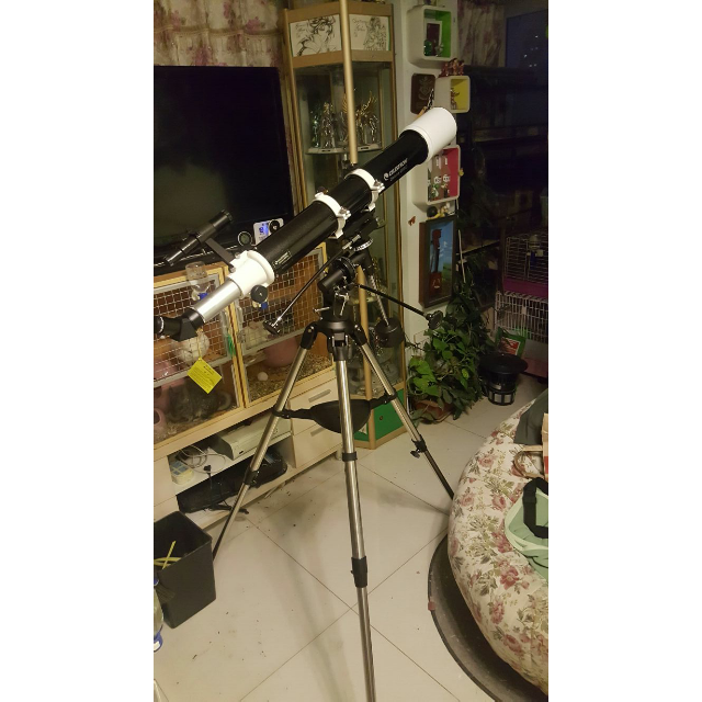 【买一赠四】星特朗(celestron)deluxe 90dx 天文望远镜高倍高清专业.